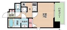 スワンズシティ北堀江の間取り画像