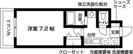 ル・レーヴ向山IIの間取り画像