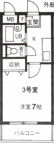 メルベーユ北原台の間取り画像