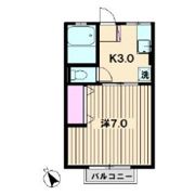 シティハイムケネスAの間取り画像