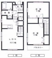 アーバンシャレー弐番館の間取り画像