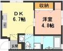 apartment藤の間取り画像