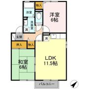 セジュールひかりの間取り画像