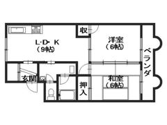 チェリス牛田の間取り画像
