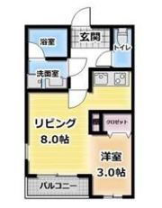 シャレーBの間取り画像
