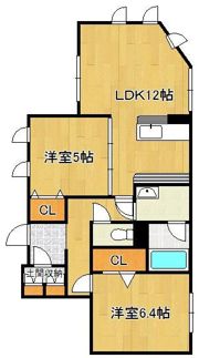 ロイヤルパーク本城の間取り画像