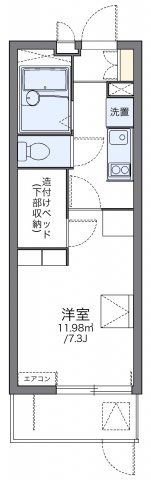 レオパレス田井町の間取り画像