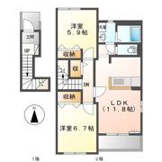 グレイスシャトーおほの間取り画像