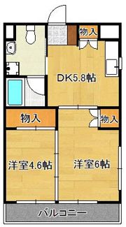 オアーゼ上の原の間取り画像