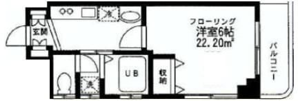 クレッシェンド武蔵野の間取り画像