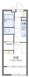 レオパレスエスペランサ横須賀の間取り画像