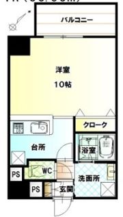 パレス東洋豊里2号館の間取り画像