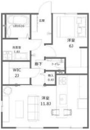 プラザ碧Aの間取り画像