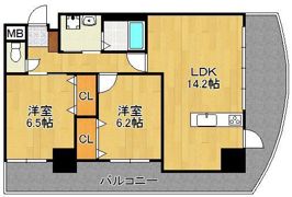 サンシャイン長崎街道黒崎の間取り画像