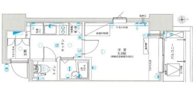 Verona府中Lussoの間取り画像