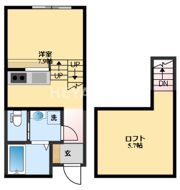 STAGE NISHIGO Aの間取り画像