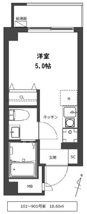 吉野町RESIDENCEの間取り画像
