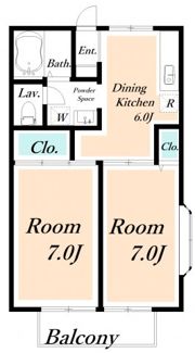 セディアメージュ浦安の間取り画像