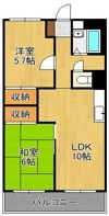 黒瀬ビルの間取り画像