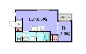 Luana御所西の間取り画像