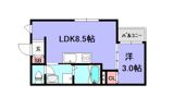 Luana御所西の間取り画像