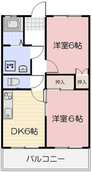 フォレストマンションの間取り画像