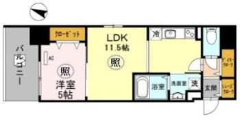 神戸ハーバーサイド萬利レジデンスの間取り画像