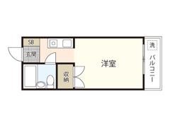インパクト広瀬町Ⅱの間取り画像