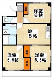 パレス藤の間取り画像