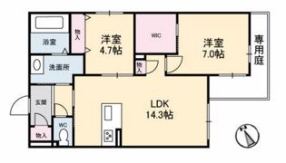 ベレオ光南の間取り画像