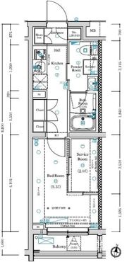 LUMEED赤羽NORTHの間取り画像