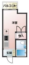 ノーブル中原の間取り画像
