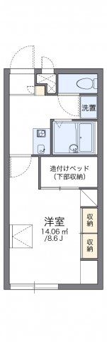 レオパレス八久保Ⅱの間取り画像