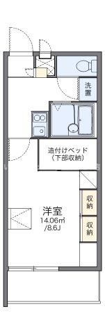 レオパレスクレール勝賀の間取り画像