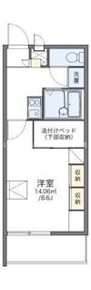 レオパレスクレール勝賀の間取り画像