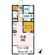 ロードサイド葵 Aの間取り画像