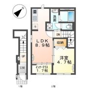 カーサ グリシーヌの間取り画像