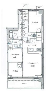オーベル大宮プレイスの間取り画像