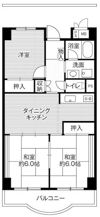 ビレッジハウス芝浦タワー1号棟の間取り画像