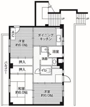 ビレッジハウス古和釜3号棟の間取り画像