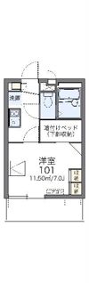 レオパレス玉川ソレイユの間取り画像