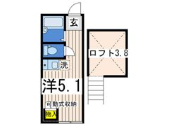 カーサビスタ横浜六浦の間取り画像