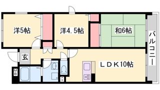 ホップス須磨の間取り画像