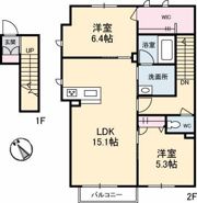 シャーメゾン セルディーナの間取り画像