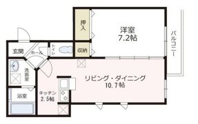 エルカーサ逗子Aの間取り画像