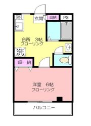 ヴェルデュ－ルの間取り画像