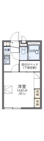 レオパレスコスモガーデンの間取り画像