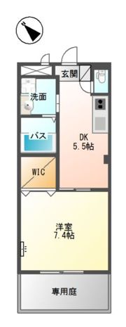 グランドハイム福津の間取り画像