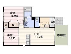 コンフォート美幸の間取り画像