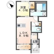 レジデンス廿日市の間取り画像